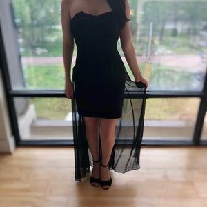 Black BCBG semi formal dress